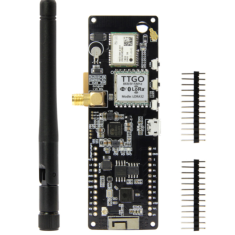 M&oacute;dulo TTGO T-Beam V1.1 n&atilde;o soldado ESP32 LoRa 923 MHz NEO-6M WiFi e Bluetooth conector IPEX suporte para bateria 18650 chip CP9