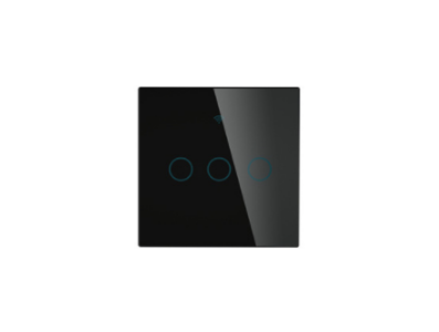 Tuya Smart Touch Preto WiFi RF433 - Imagem 1