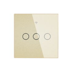 Tuya Gold Touch Inteligente Wi‑Fi RF433
