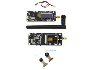 TTGO T-Journal Placa de Desenvolvimento ESP32 com C&acirc;mera OV2640, WiFi, OLED 0,91 e Antena SMA 3dBi, Chip CH9102T - Imagem 7