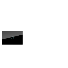 Dispositivo Smart Touch Tuya Preto WiFi com RF433 para Ecossistema Tuya