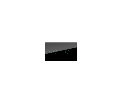 Tuya Smart Touch Preto WiFi RF433 Ecossistema Tuya - Imagem 1
