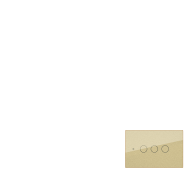 Tuya Gold Toque Inteligente WiFi RF433