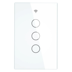 Tuya Smart Touch branco WiFi RF433