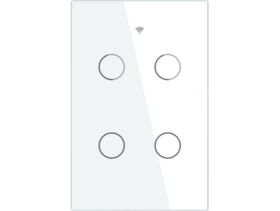 Tuya Touch Inteligente Branco WiFi RF433 Ecossistema Tuya - Imagem 1