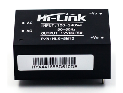 M&oacute;dulo Fonte AC-DC HLK-5M12 220 V para 12 V para placas Arduino e shields - Imagem 7