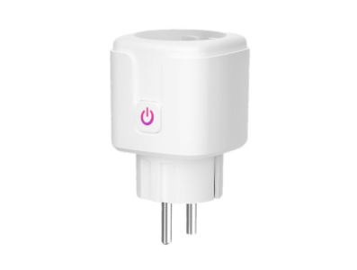 Tomada Inteligente Tuya Wi‑Fi Plug EU com Monitoramento de Energia, Controle Remoto, Temporizador e Comando de Voz - Imagem 1