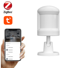 Sensor PIR de Movimento Humano Zigbee para Ecossistema Tuya
