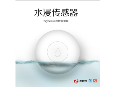 Detector de vazamento de &aacute;gua ZigBee Tuya, app Smart Life, alarme via gateway, compat&iacute;vel com Alexa e Google - Imagem 1
