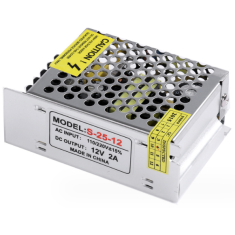 Fonte de alimenta&ccedil;&atilde;o 12V 2A 25W alta qualidade
