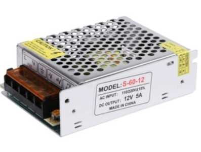 Fonte de alimenta&ccedil;&atilde;o 12V 5A 60W, alta qualidade - Imagem 1