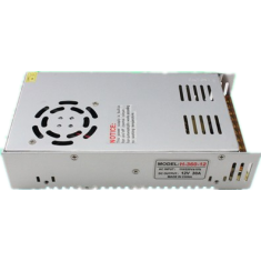 Fonte de alimenta&ccedil;&atilde;o 360W 12V 30A com ventoinha, alta qualidade