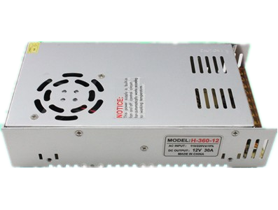 Fonte de alimenta&ccedil;&atilde;o 360W 12V 30A com ventoinha, alta qualidade - Imagem 1
