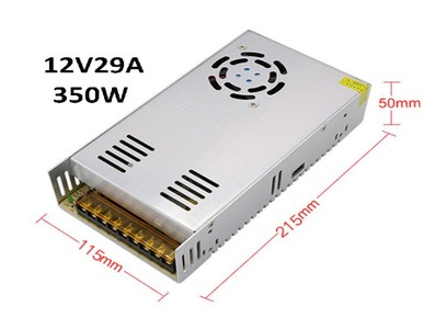 Fonte de alimenta&ccedil;&atilde;o 350W 12V 29A com ventilador, alta qualidade - Imagem 1