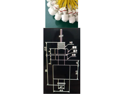 Interruptor de n&iacute;vel por boia pl&aacute;stica P35, pequeno - Imagem 1