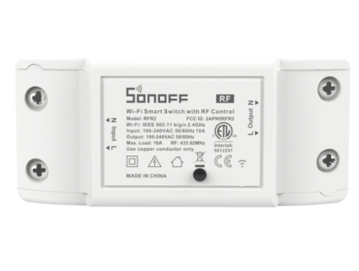 Sonoff RFR2 Interruptor WiFi Liga/Desliga 10A Vers&atilde;o 433 MHz com Controle Remoto M&oacute;vel e Controle por Voz Siri - Imagem 7