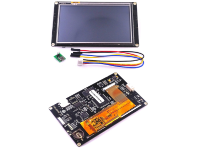 Nextion NX8048K050 Tela resistiva sens&iacute;vel ao toque 5,0'' Interface Homem-M&aacute;quina HMI Kernel - Imagem 1