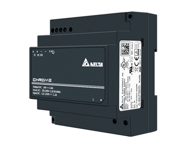 Delta DRC-24V100W1AZ Fonte Chaveada 24V 100W com Carca&ccedil;a Moldada Isolada e Trilho Guia - Imagem 1