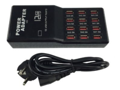 Carregador USB multifuncional 12 interfaces 5V 3,5A 2,5A 1,5A - Imagem 7