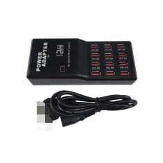 Carregador USB multifuncional 12 portas 5 V, 3,5 A / 2,5 A / 1,5 A