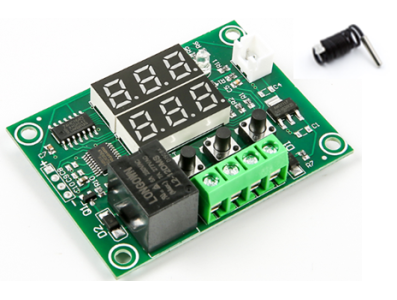 XH-W1219 Controlador de Temperatura Digital de Alta Precis&atilde;o com Display Duplo Vermelho e Verde - Imagem 7