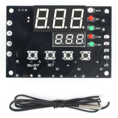M&oacute;dulo Termostato XH-W1504 para Cooler Semicondutor TEC, controle autom&aacute;tico com bit constante