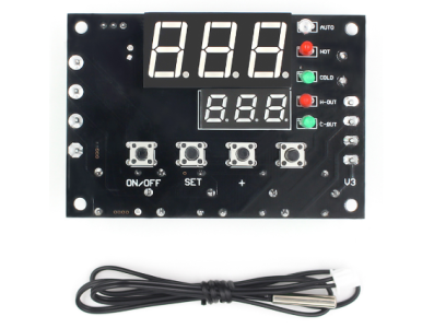M&oacute;dulo Termostato XH-W1504 para Cooler Semicondutor TEC, controle autom&aacute;tico com bit constante - Imagem 1