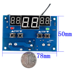 Termostato Digital Inteligente DC12V Controlador de Temperatura com Sensor NTC