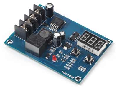XH-M603 M&oacute;dulo de controle de carga 12-24V para bateria de l&iacute;tio com display LED, placa de prote&ccedil;&atilde;o e chave de controle - Imagem 7