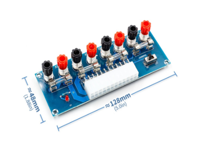 XH-M229 M&oacute;dulo de alimenta&ccedil;&atilde;o ATX 24 pinos, placa de transfer&ecirc;ncia precisa - Imagem 1