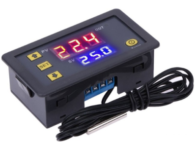 Controlador Digital de Temperatura W3230 DC12V, Termostato Microcomputador com Cabo 1m - Imagem 7