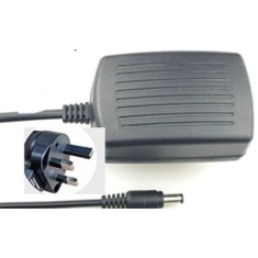 Fonte/adaptador 12V 2A com plugue UK sem indicador luminoso, alta qualidade