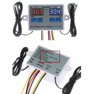 Controlador de Temperatura Digital Duplo XK-W1088 AC110-220V 1500W