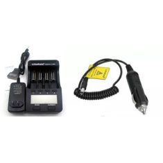 LiitoKala Lii-500 carregador multifun&ccedil;&atilde;o 18650/26650/16340/14500/10440/18500, sa&iacute;da USB 5V, display LCD grande, plugue EUA