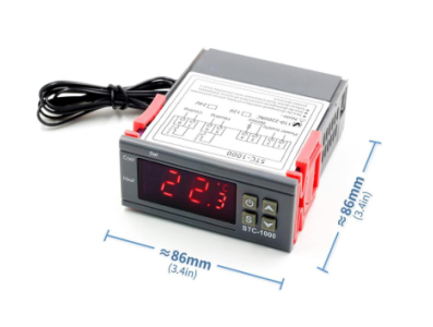 Controlador de Temperatura Digital STC-1000 12V DC, termostato microcomputador com cabo de 1 m - Imagem 7