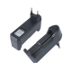 Carregador inteligente universal 1 canal para baterias Li-ion 18650/16340 com plug UE - Thumb - 1