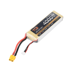 Bateria de l&iacute;tio TCB 11,1V 4000mAh 75C Amarela