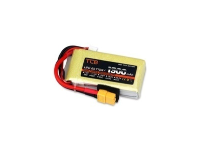 Bateria de l&iacute;tio 11,1V 5200mAh 25C TCB amarela - Imagem 1
