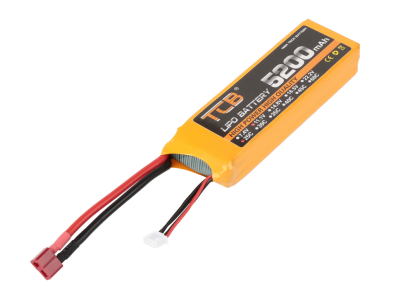 Bateria de l&iacute;tio 11,1 V 5200 mAh 25C Orange TCB - Imagem 1