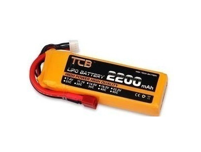 Bateria DC de l&iacute;tio Orange TCB 14,8 V 1100 mAh 25C - Imagem 1