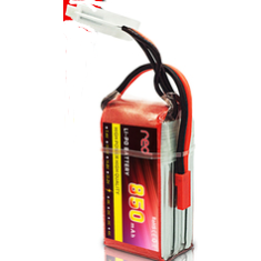 Bateria LiPo RED 4S 14,8 V 850 mAh 25C, Alta Pot&ecirc;ncia e Alta Qualidade