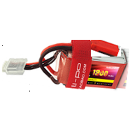 Bateria LiPo RED 1300mAh 2S (7,4V) 25C Alta pot&ecirc;ncia e qualidade