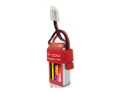 Bateria LiPo 4S 14,8V 1300mAh 25C RED - Imagem 1