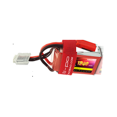Bateria LiPo RED 1300mAh 6S 22,2V 25C