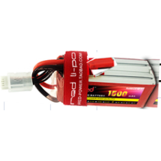 Bateria LiPo RED 1500 mAh 2S 7,4 V 25C