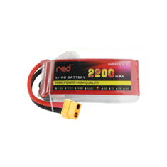Bateria LiPo RED 2200 mAh 2S (7,4 V) 35C