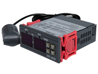 Controlador de Temperatura Ajust&aacute;vel STC-3028 AC 110-220V, Display Duplo, Dupla Temperatura, Cabo 1 m - Imagem 7