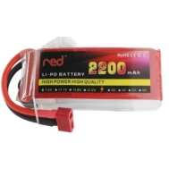 Bateria DC LiPo RED 3S 11,1V 2200 mAh 35C