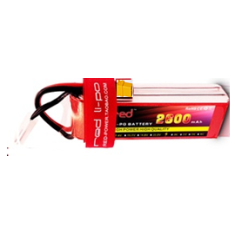 Bateria LiPo RED 2600mAh 3S 11,1V 25C