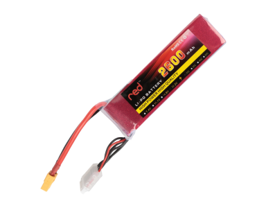 Bateria LiPo RED 2600mAh 6S 22,2V 25C - Imagem 1